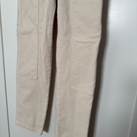 Wilfred Free Brennan Pants Sz 2 High Rise Utility Workwear Double Knee Carpenter - Picture 3 of 13
